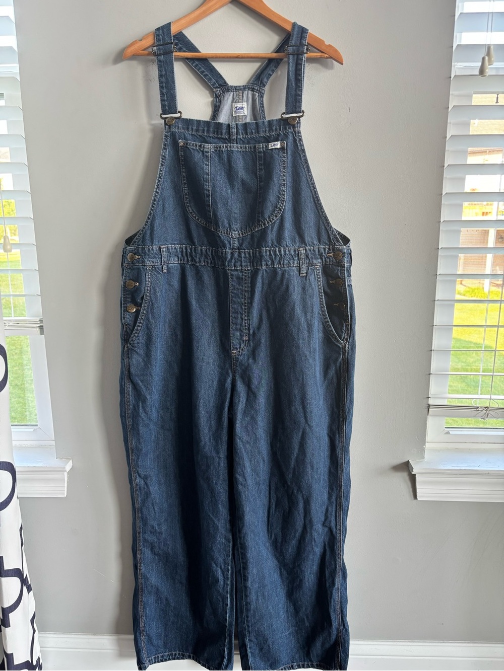 Lee Heritage 100% Cotton Denim Bib Overalls Medium Wash Women's Size XXL